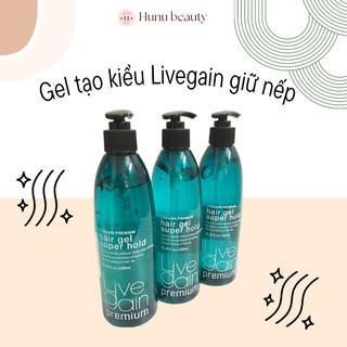 Gel tạo kiểu Livegain 450ml cứng và mềm