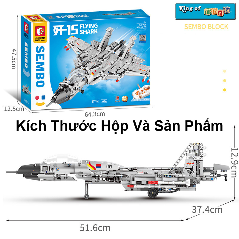 Đồ Chơi Lắp Ráp Kiểu Lego Điều Khiển Từ Xa RC Technic Mô Hình Máy Bay Tiêm Kích Phản Lực J15-20 SU35 705995-96 900+PCS