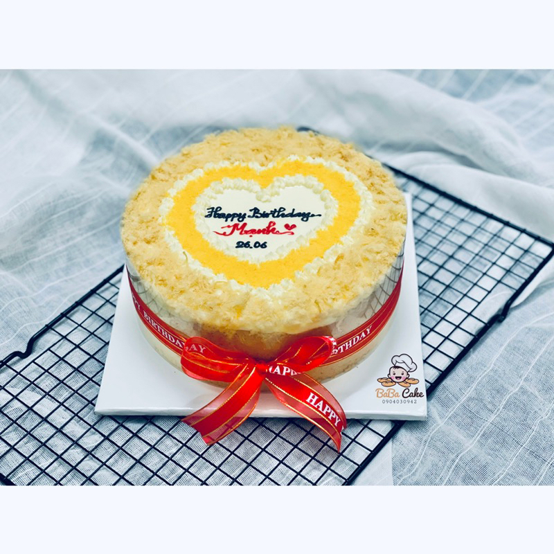 Bánh sinh nhật Bông lan trứng muối