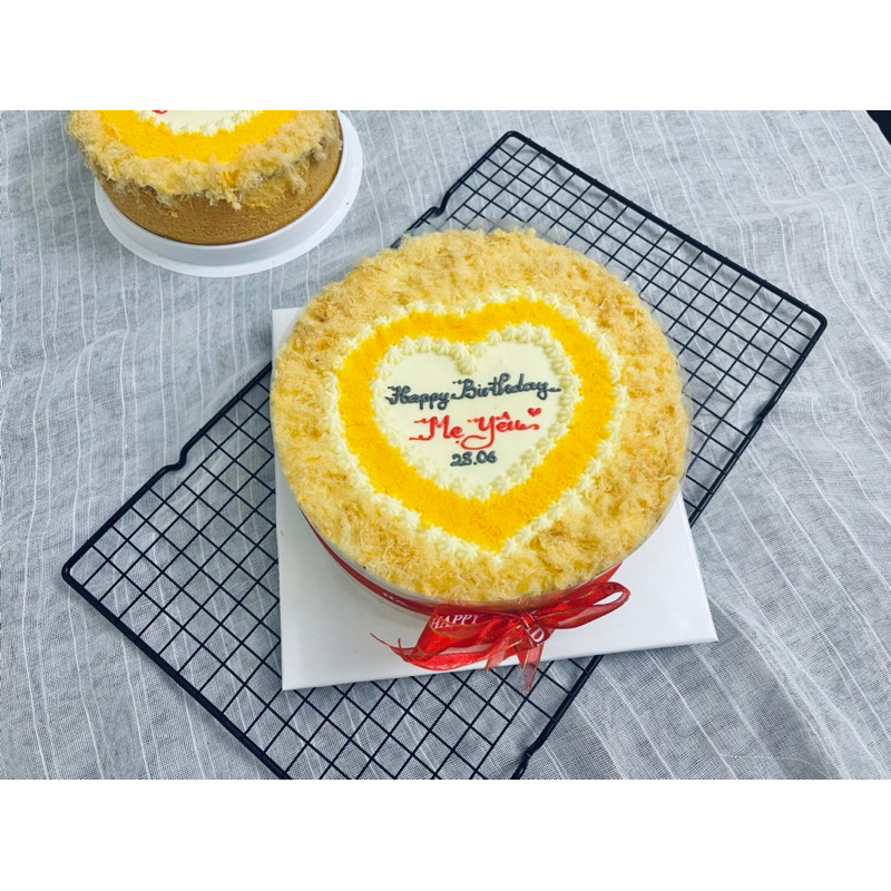 Bánh sinh nhật Bông lan trứng muối