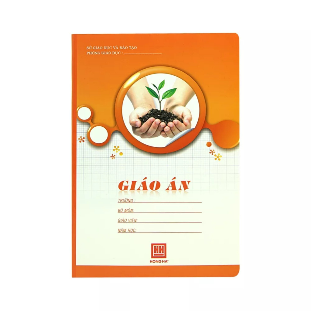 Vở Giáo Án Ô Ly  A4 Hồng Hà 200 Trang 4522 - vở kẻ caro giáo viên, học sinh, sinh viên - 5 quyển