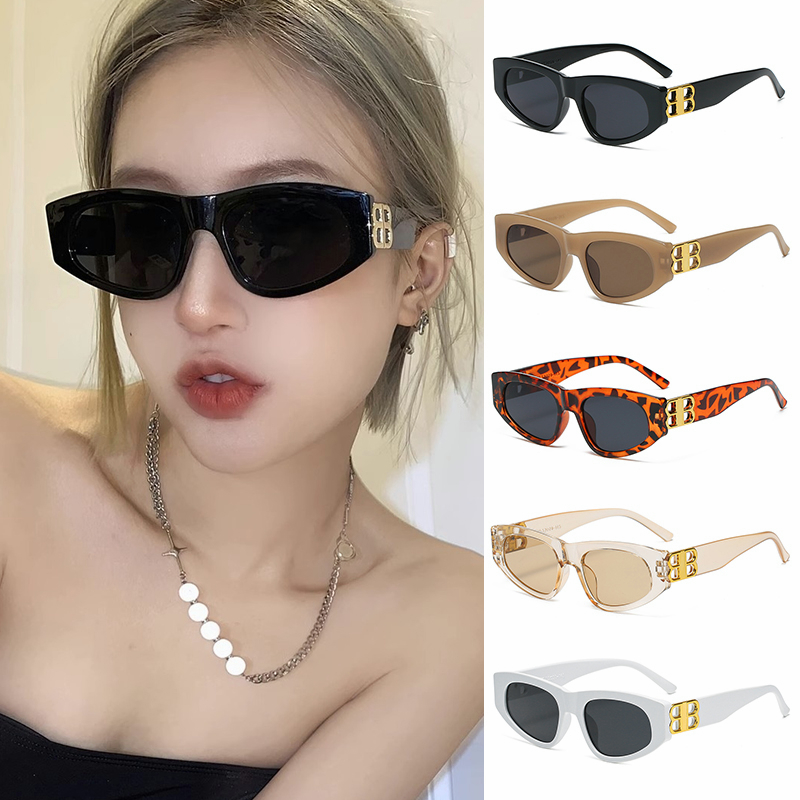 🍒🍒CHERRYKOKO Kính mát gọng chữ nhật thời trang sành điệu cho nam và nữ