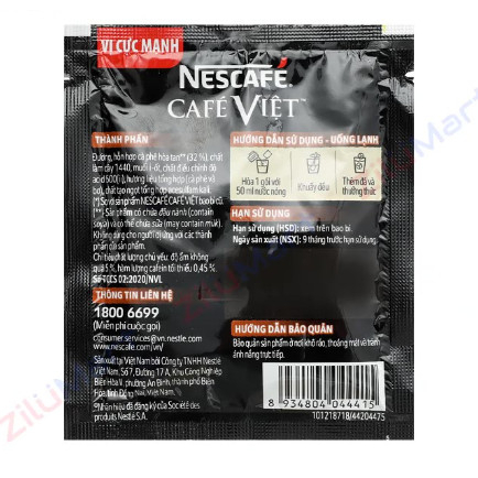 Cà Phê Đen Đá Nescafe Cafe Việt  Date Tháng 04/2024