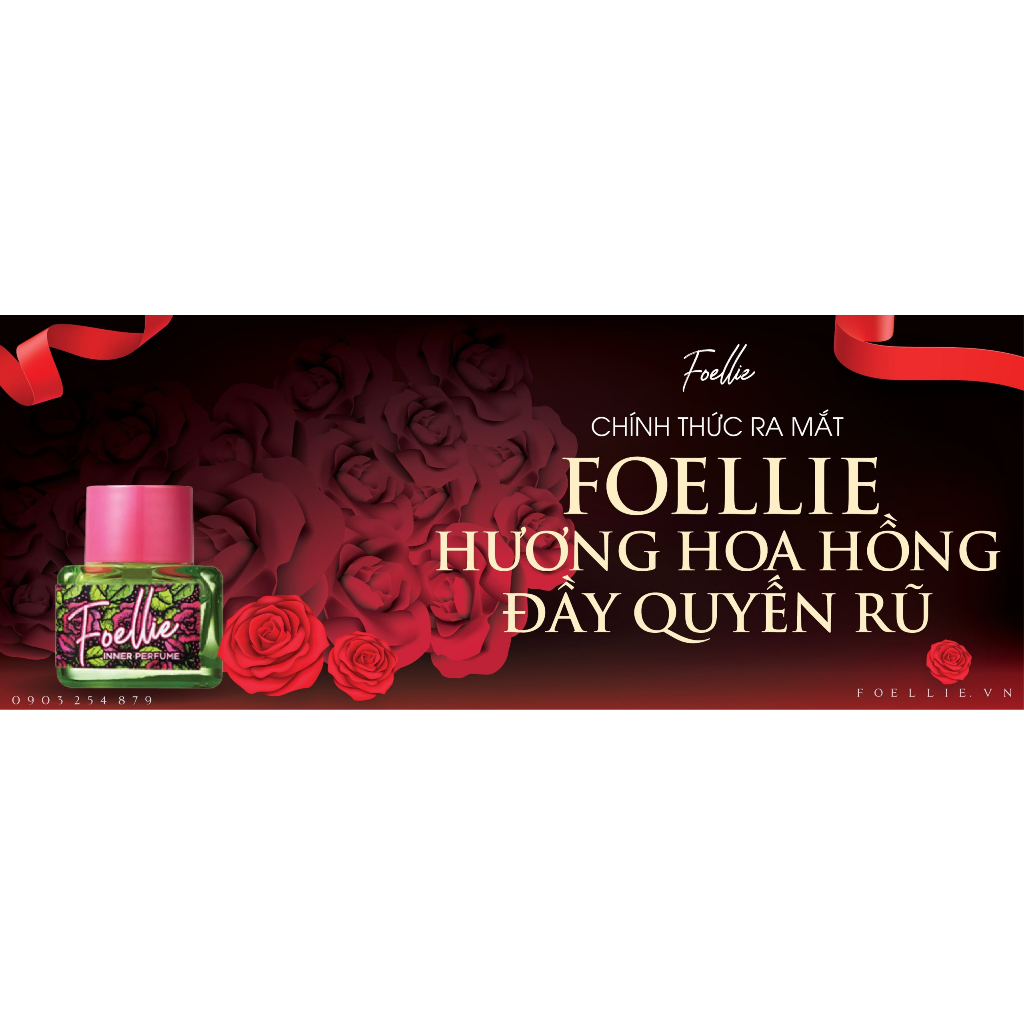 Nước hoa vùng kín Foellie Fatale Rose Hương Hoa Hồng Damask Bulgari Mê Hoặc Say Đắm 5ml