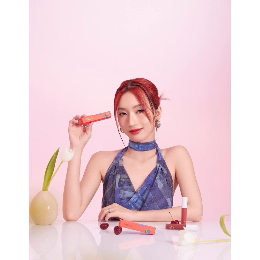Son Kem Mịn Lì VACOSI Matte Ink Lip Cream