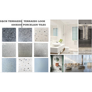 Gạch terrazzo ốp tường trang trí, lát sàn nội ngoại thất, decor quán, tạo điểm nhấn không gian, độ bền cao, sẵn kho