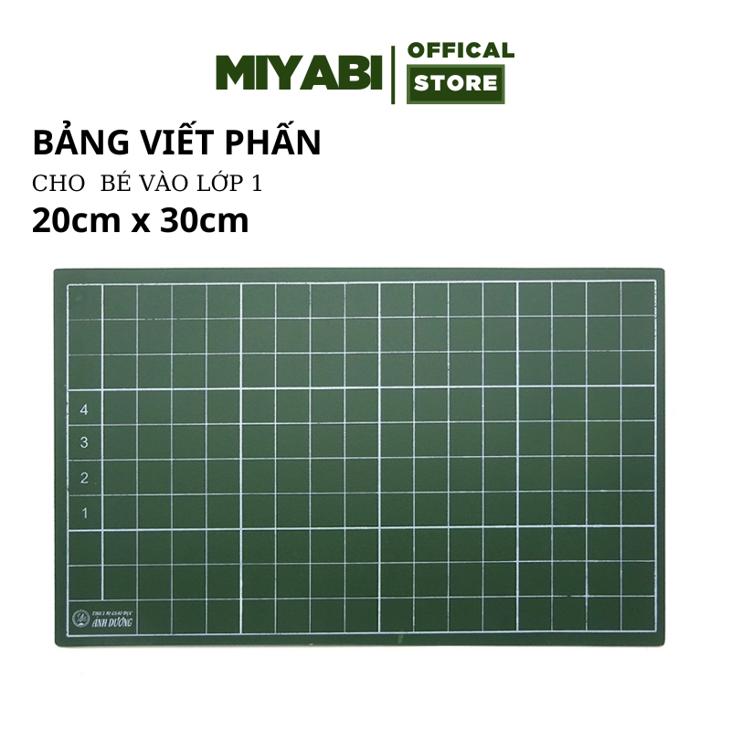 BẢNG VIẾT PHẤN CHO BÉ LỚP 1 MÀU XANH / ĐEN - CÓ DÒNG KẺ - GIÁ RẺ - MIYABI STORE