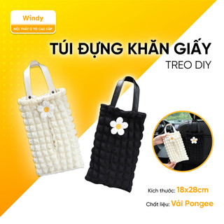 Túi Khăn Giấy Ăn Treo Sau Ghế Ô Tô  Dễ Thương Sáng Tạo