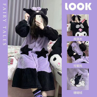 Áo Lông Siêu Cute Kuromi dễ thương phong cách Ulzzang