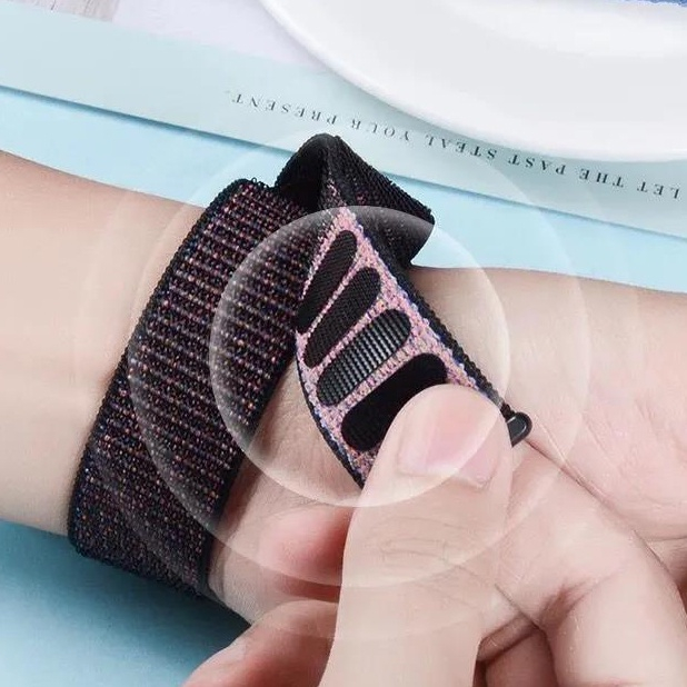 Dây Đeo Nylon Cho Đồng Hồ Thông Minh Apple Watch 44mm 40mm 49mm 45mm 41mm 42 / 38mm Series 7 8 3 6 Se ultra