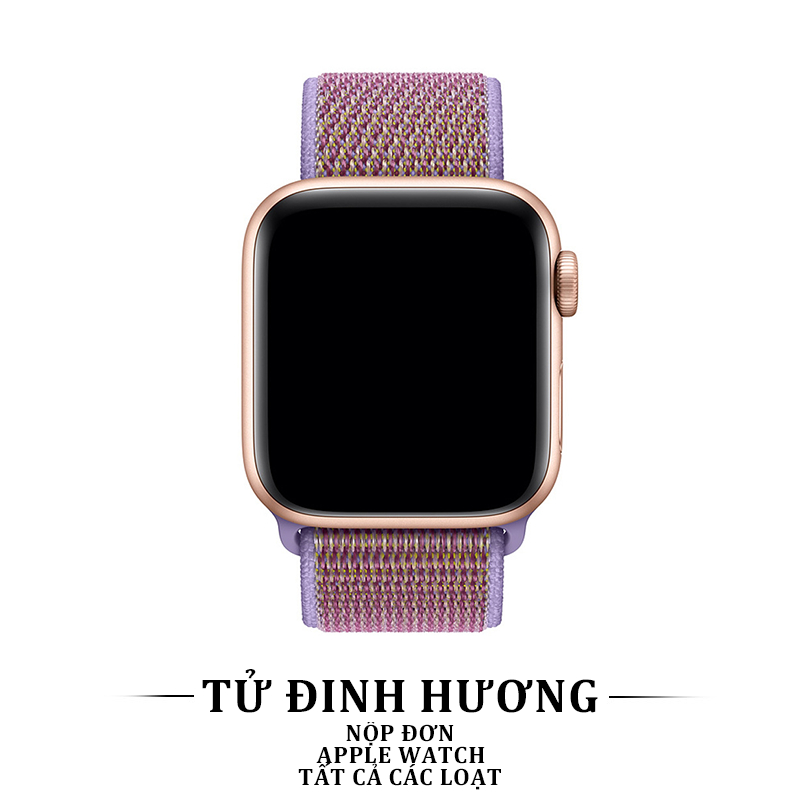 Dây Đeo Nylon Cho Đồng Hồ Thông Minh Apple Watch 44mm 40mm 49mm 45mm 41mm 42 / 38mm Series 7 8 3 6 Se ultra