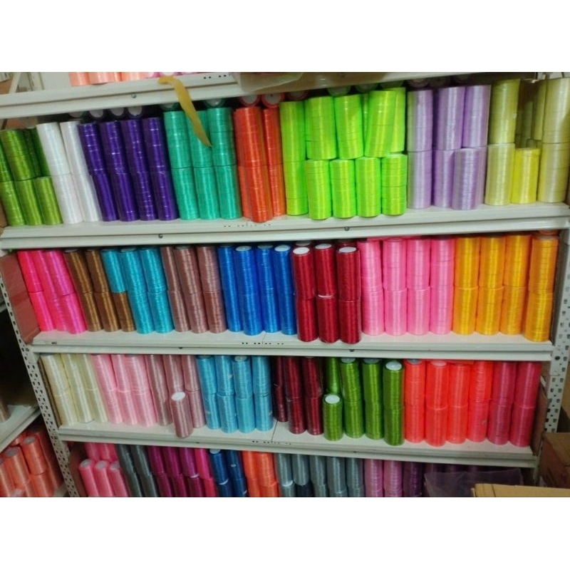 Cuộn ruy băng nhiều màu dài 22m, dây gói quà , gói hoa, dây trang trí,phụ liệu nơ bờm,