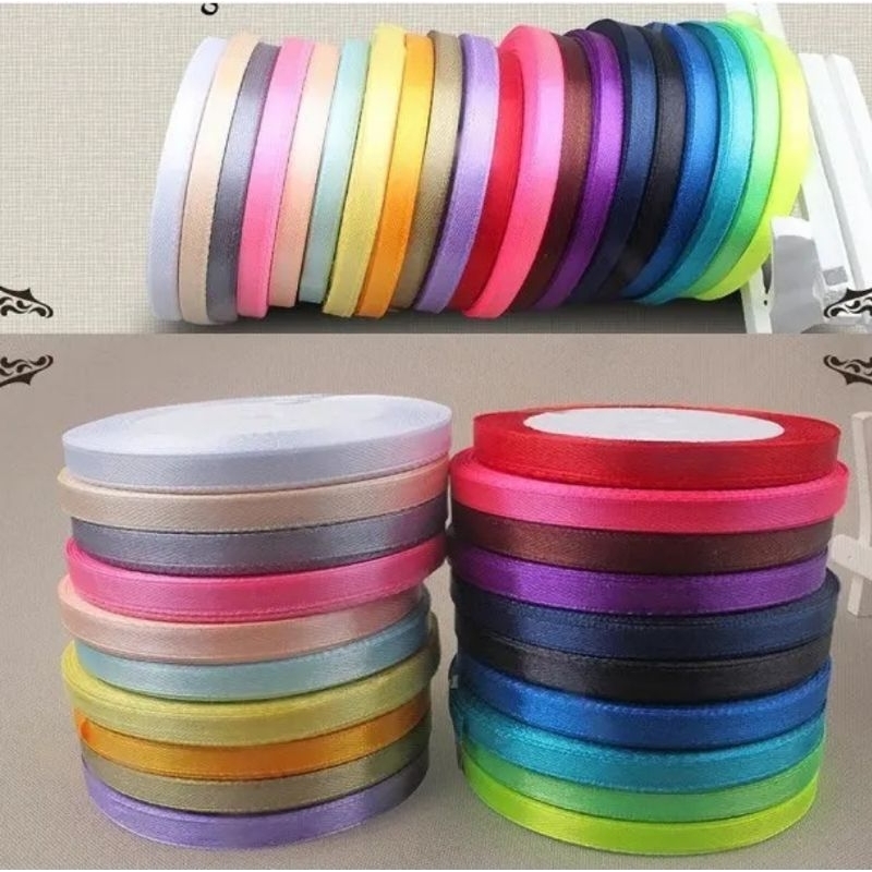 Cuộn ruy băng nhiều màu dài 22m, dây gói quà , gói hoa, dây trang trí,phụ liệu nơ bờm,