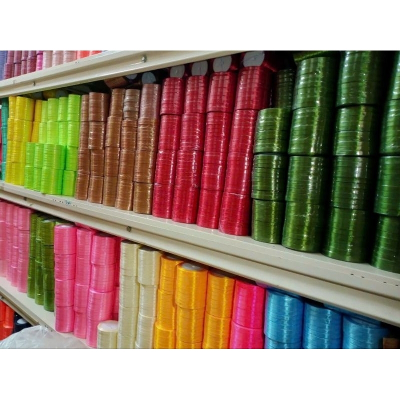 Cuộn ruy băng nhiều màu dài 22m, dây gói quà , gói hoa, dây trang trí,phụ liệu nơ bờm,