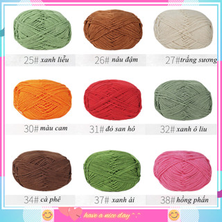 Len Milk Cotton 50gr (Mã 01-80)