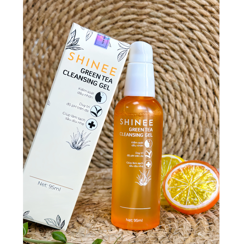 Gel Rửa Mặt - Green Tea Cleansing Gel Shinee - Lành Tín Sạch Thoáng