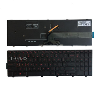 Bàn phím dell inspiron 15-7559 15-7557 7557 7559 us keyboard red backlit có led