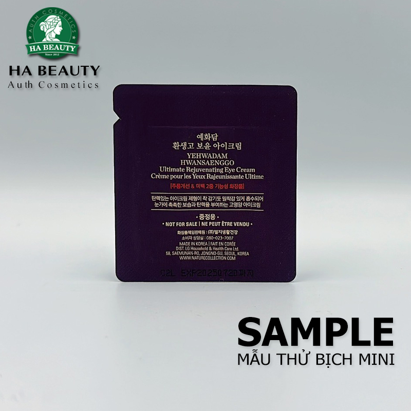 Serum dưỡng ẩm chống lão hóa da nám nếp nhăn The Face Shop Yehwadam Hwansaenggo Ultimate Rejuvenating Serum