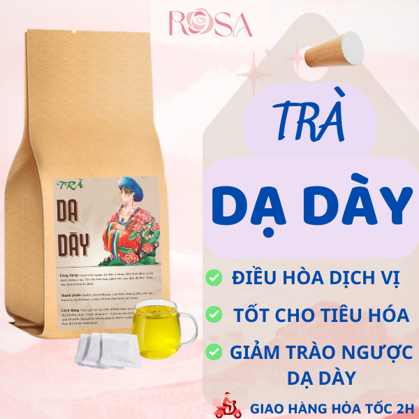 Trà dạ dày thảo dược túi lọc hỗ trợ điều hòa dịch vị giảm trào ngược giúp tiêu hóa tốt cho người hay uống b.i.a r.ư.ợ.u