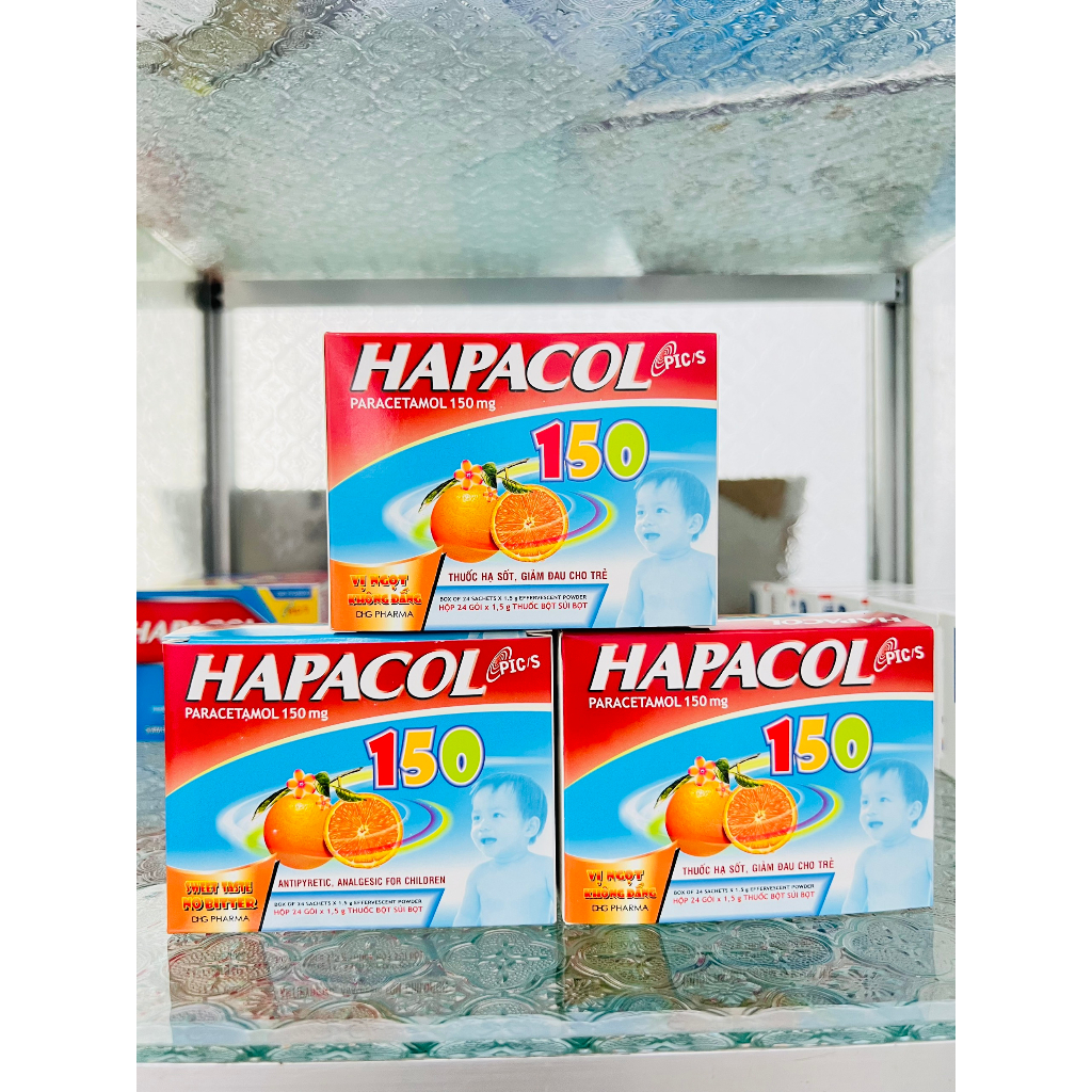 Bột sủi Hapacol 150mg DHG