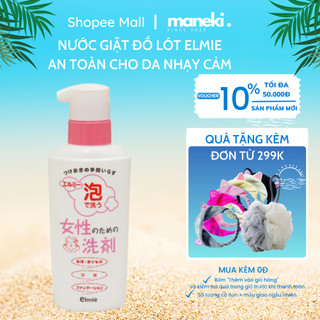 Nước giặt đồ lót S Select Elmie 200ml chuyên dùng giặt đồ lót hàng Nhật nội địa - Maneki 