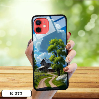 Ốp kính 3d phong cảnh đồng quê iphone 12/12 mini/12 pro/12 pro max