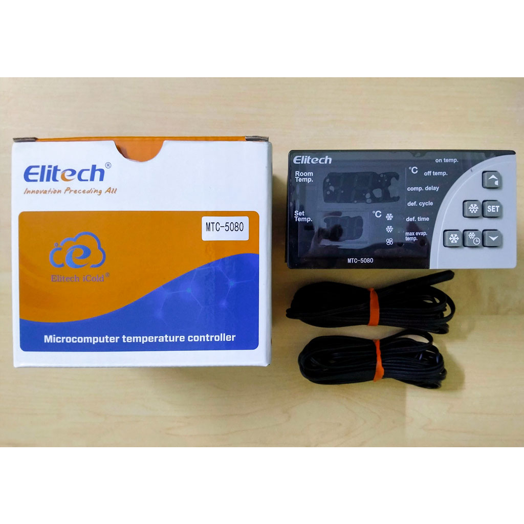 Bộ điều khiển nhiệt độ kho lạnh, tủ đông Elitech MTC-5080 - Đồng hồ nhiệt độ Elitech MTC 5080