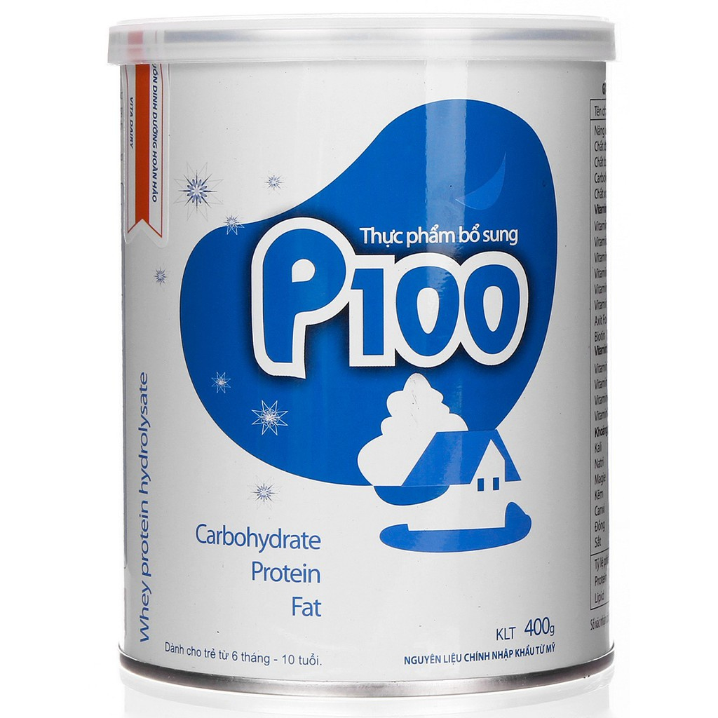 Sữa bột P100 ( dinh dưỡng cho bé từ 1-10 tuổi)