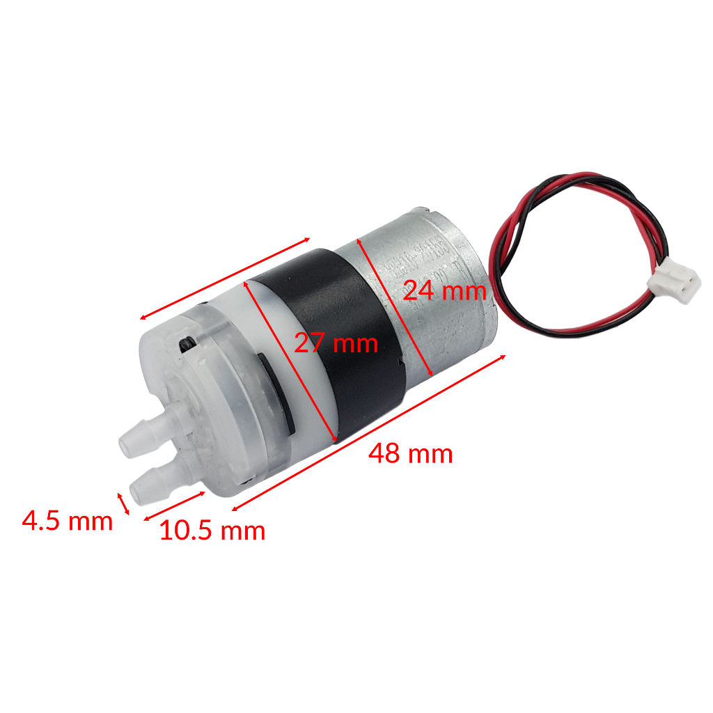 Máy bơm nước mini tự mồi 3 - 3.7V 310 bơm nước , sục khí oxi bể cá