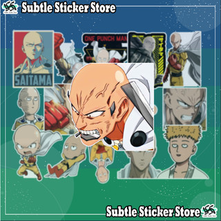 - Set 10/15 Sticker Saitama anime One-Punch Man / OPM dán trang trí siêu đẹp chống nước chống xước