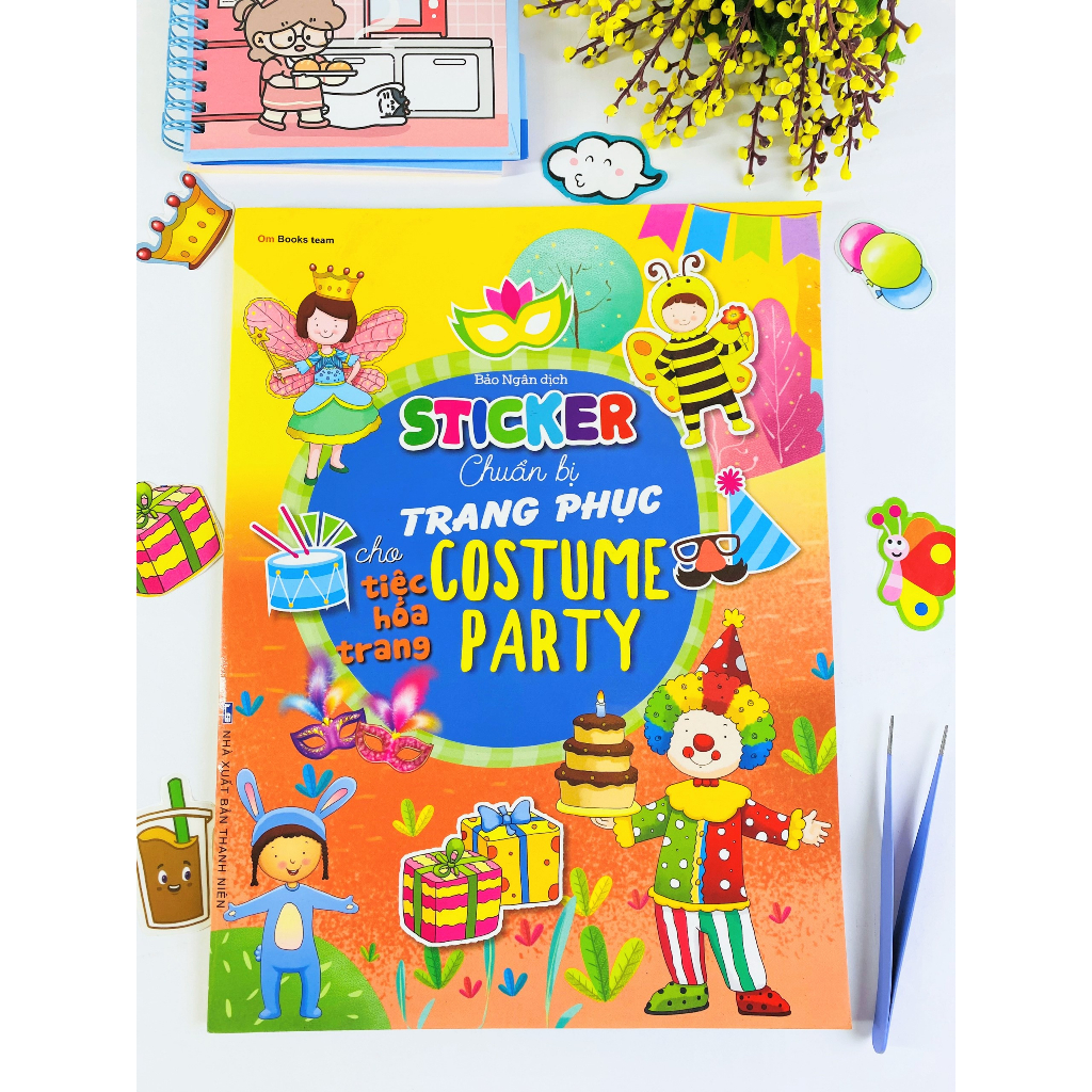 Sách - Combo 3 cuốn Sticker Chuẩn Bị Trang Phục - ndbooks