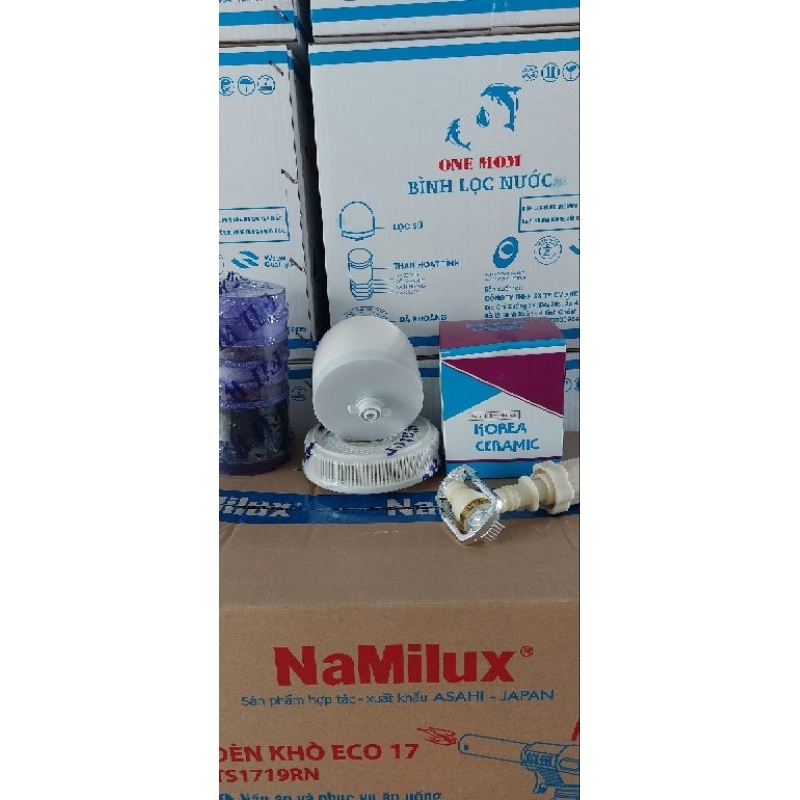 Bình lọc nước gia đình trắng