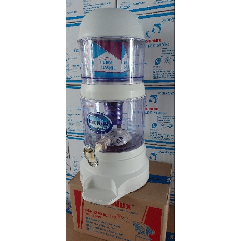 Bình lọc nước gia đình trắng