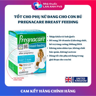 PREGNACARE BREAST FEEDING - Viên uống lợi sữa dành cho mẹ cho con bú.