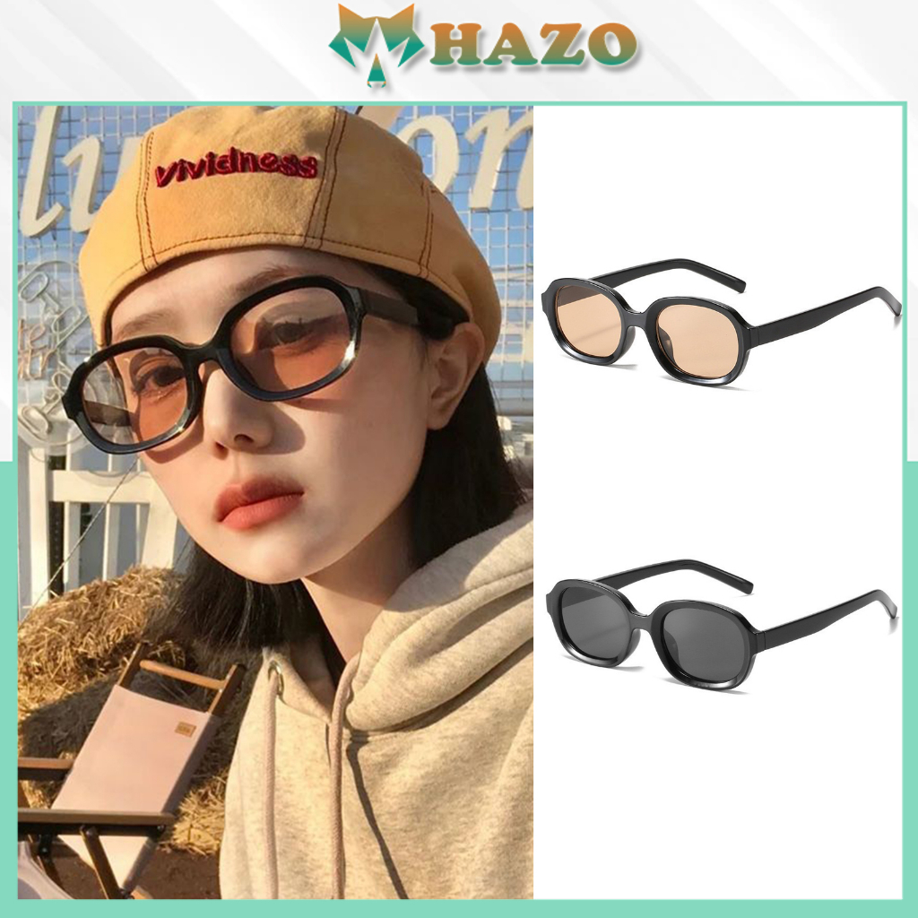 Mắt Kính Thời Trang Form Oval Sơn Tùng 703 Kiểu Dáng Hot Trend Phong Cách Hàn Quốc - Hazo