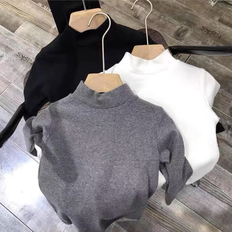 Áo Dài Tay Cho Bé Trai Bé Gái HML PHONG CÁCH HÀN QUỐC Áo Giữ Nhiệt Cho Bé Chất Zip  Ấm Áp Xinh Xắn Size Đạ