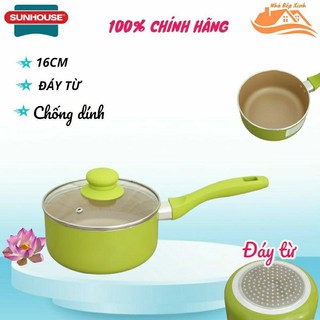 Quánh bột chống dính đáy từ 16cm Sunhouse SMP15116