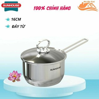 Quánh bột inox 5 đáy sunhouse shg508-16 dùng mọi loại bếp
