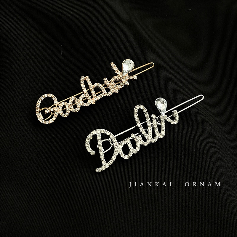 Beautycoco🍊Kẹp Tóc Nơ In Chữ Thời Trang Hàn Quốc Mới Cho Bé Gái Bán Sỉ