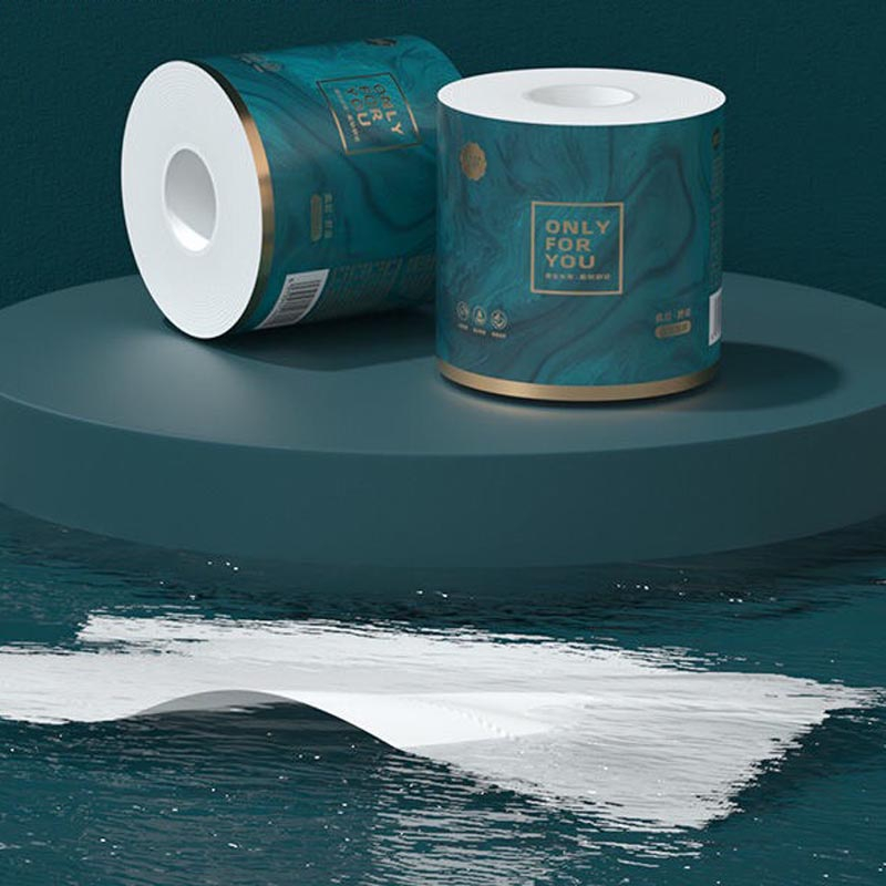 Cuộn giấy lụa 4 lớp có lõi mềm mịn và dai (lốc 2 cuộn)