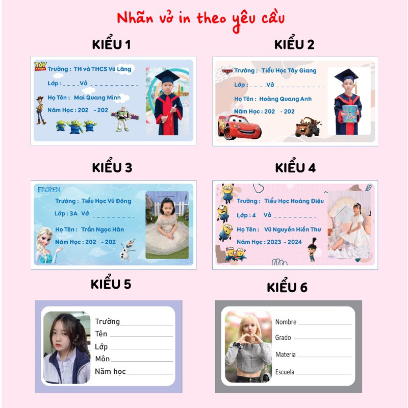 Nhãn Dán Ghép Hình (Gửi Ảnh Zalo )