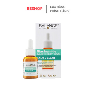 Tinh chất giảm mụn mờ thâm Balance Active Formula Niacinamide 15% Blemish Recovery Serum 30ml