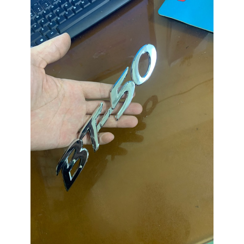 Tem Logo Chữ Nổi BT50 dán Trang Trí Đuôi Xe Mazda BT50