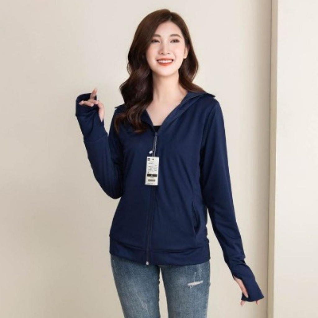 Áo Chống Nắng Nữ 2 Lớp chống tia UV cao cấp mũ có Vành Chất Liệu Vải Thông Hơi Chùm Kín Mặt CN25 | BigBuy360 - bigbuy360.vn