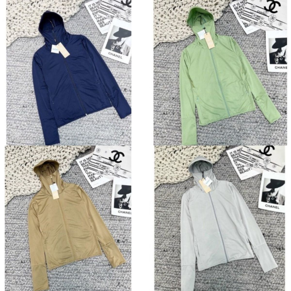 Áo Chống Nắng Nữ 2 Lớp chống tia UV cao cấp mũ có Vành Chất Liệu Vải Thông Hơi Chùm Kín Mặt CN25 | BigBuy360 - bigbuy360.vn