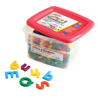 Bộ chữ cái và số đếm nam châm nhiều màu - AlphaMagnets & MathMagnets Multicolored Combo Set (214 chi