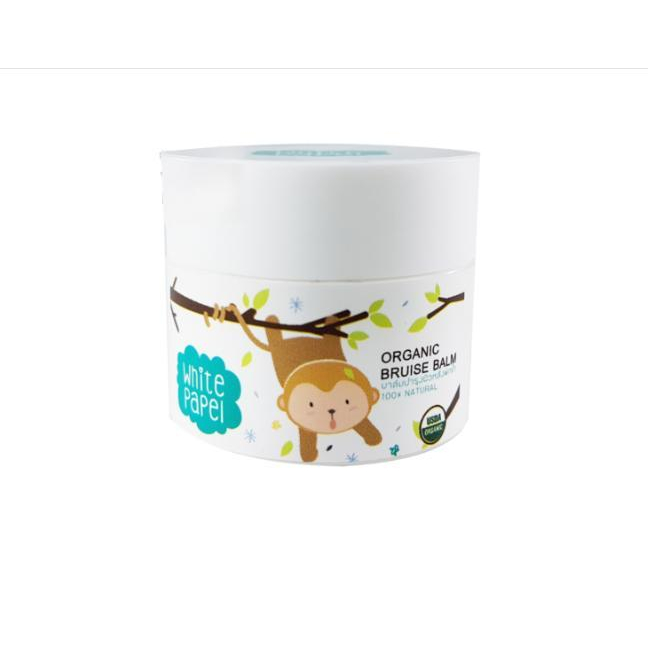 Dầu dưỡng hữu cơ chứng nhận USDA Organic chiết xuất kim sa làm dịu làm ấm thư giãn dành cho bé White Papel (15G)