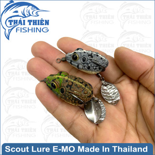 Mồi giả câu cá lóc, chẽm thái lan, nhái hơi scout lure e-mo dài 3.5cm nặng 6.5g