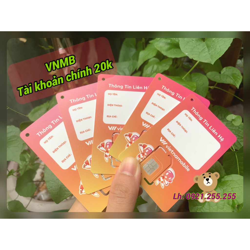 Sim Vietnamobile nghe gọi, nhắn tin, telesale, tạo tài khoản
