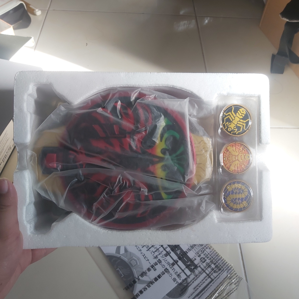 Đồ chơi CSM ooo Csm Tajaspiner Tajadol GODA của series phim Siêu nhân Kamen rider ooo